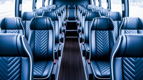 indianapolis 20 passenger minibus inside