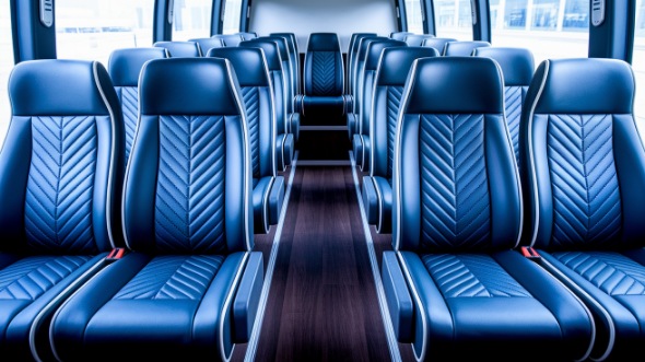 indianapolis 25 passenger minibus inside
