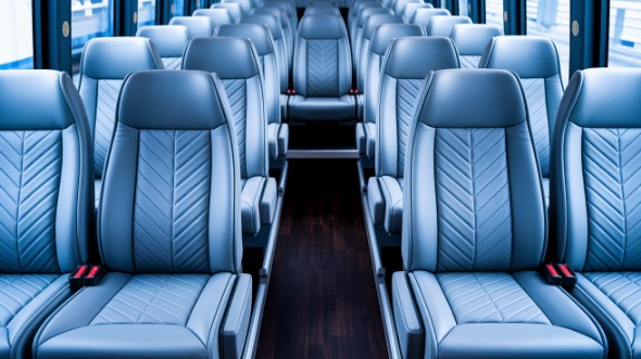 indianapolis 25 passenger minibus interior