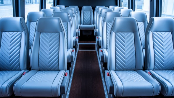 indianapolis 28 passenger minibus interior