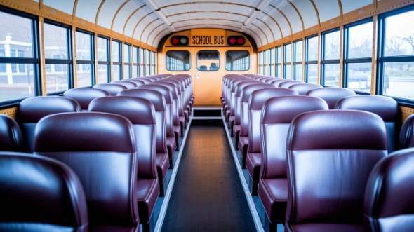 school bus rental interior cincinnati